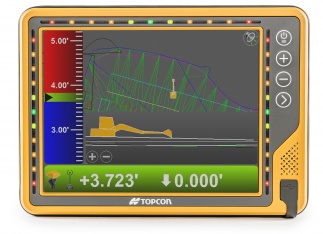 Topcon introduces new 10-inch touchscreen display for construction machine control