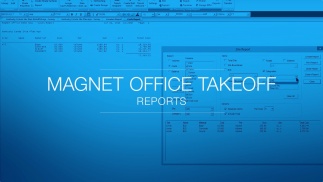 MAGNET Office Takeoff - Generate Reports
