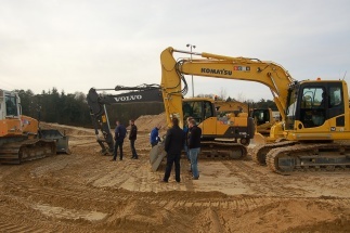 Topcon demonstreert 3D-machinebesturing op SOMA-terrein Harderwijk