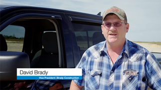 Brady Construction grades effortlessly with 3D-MC MAX