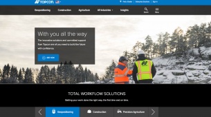 Topcon announces new website launch for positioning professionals