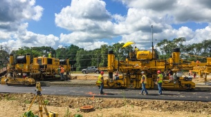 Topcon announces robotic-based system for concrete paving